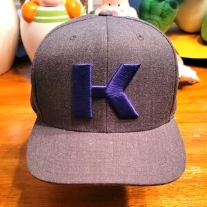 Sacramento Kings Mitchell & Ness First Letter Snapback Hat - Charcoal